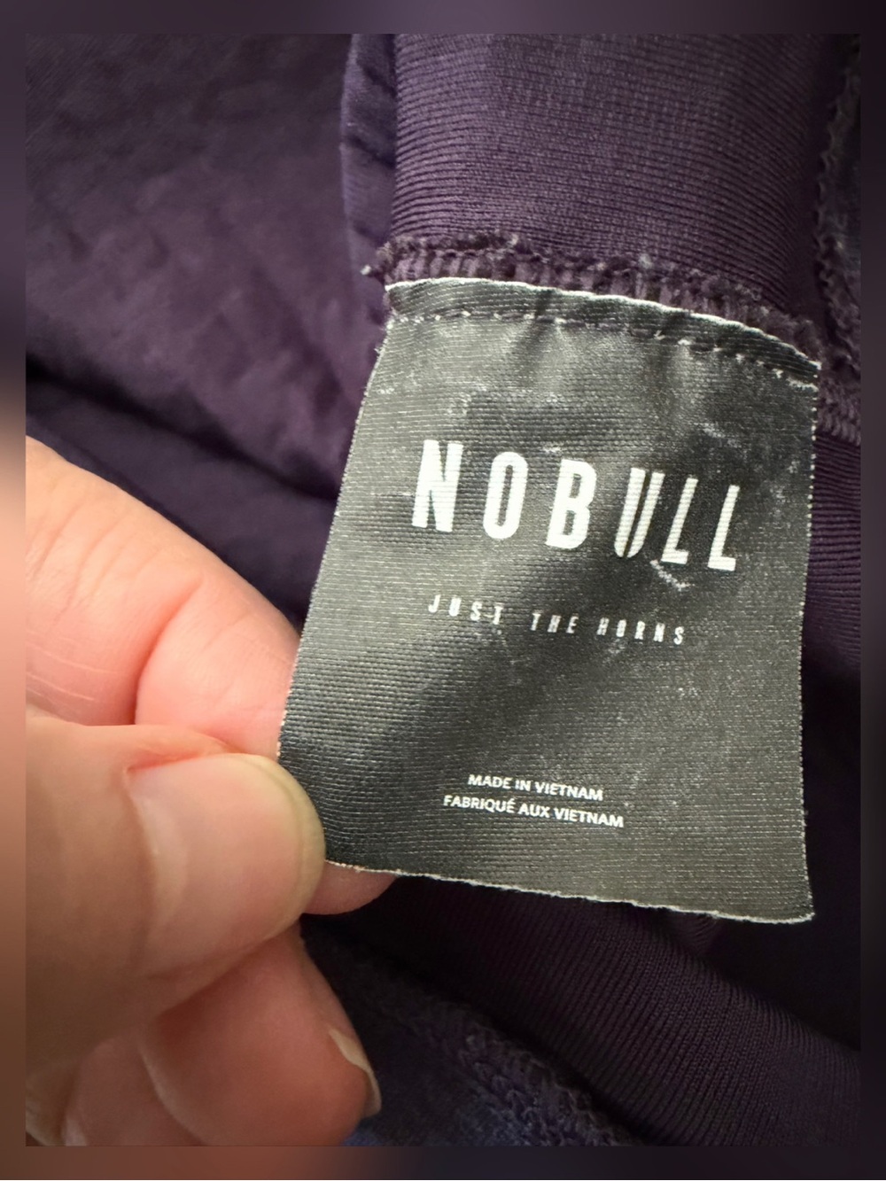 Nobull Quilted Textured Purple Crewneck Pullover Sweatshirt - S - Picture 9 of 11